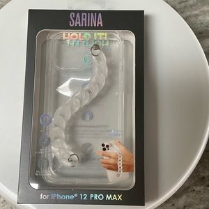 Sarina Hold It! iPhone case for IPhone 12 Pro Max with bracelet handle